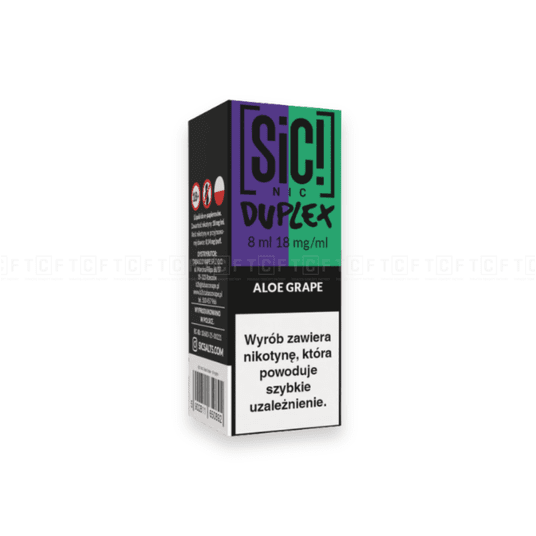 Liquid SIC Nic 8ml - Aloe Grape 18mg/ml -zdjęcie numer 1