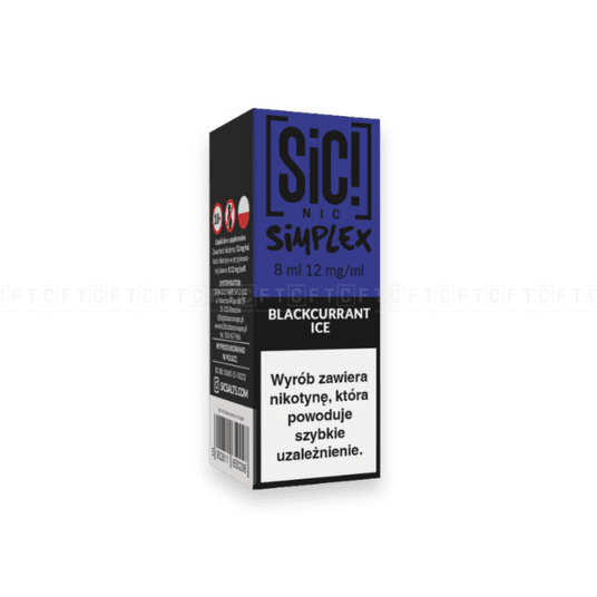 Liquid SIC Nic 8ml - Blackcurrant Ice 12mg/ml -zdjęcie numer 1