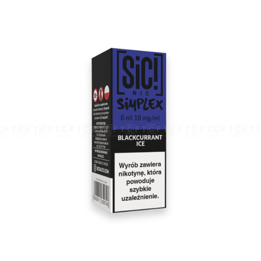 Liquid SIC Nic 8ml - Blackcurrant Ice 18mg/ml -zdjęcie numer 1