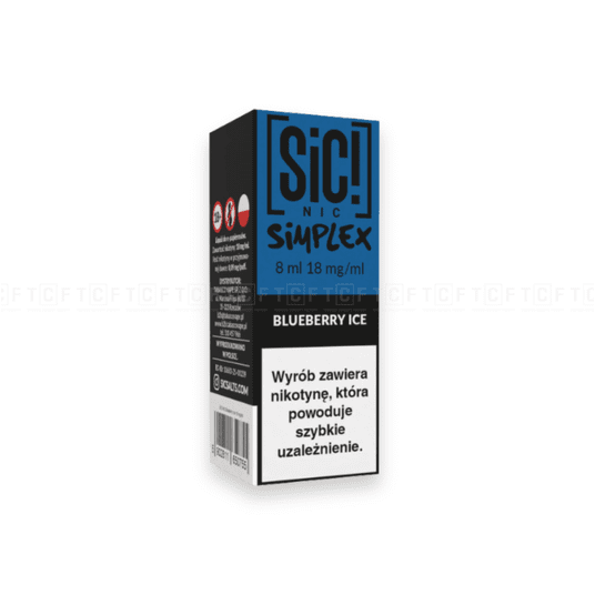 Liquid SIC Nic 8ml - Blueberry Ice 18mg/ml -zdjęcie numer 1