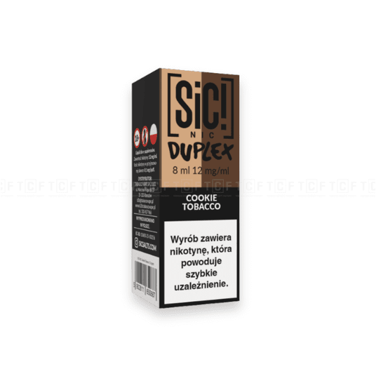 Liquid SIC Nic 8ml - Cookie Tobacco 12mg/ml -zdjęcie numer 1
