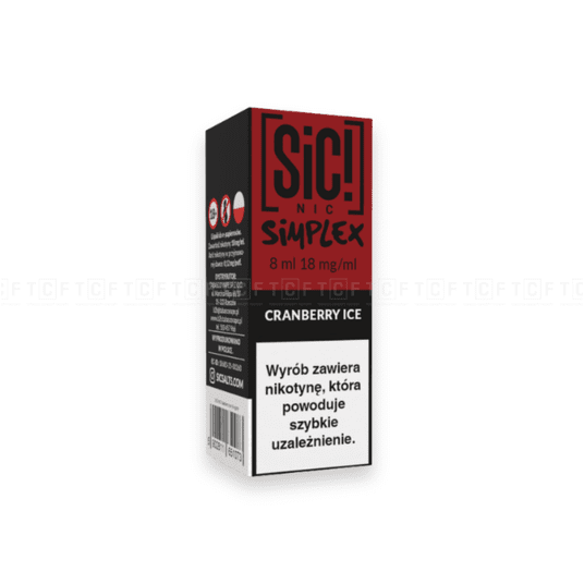 Liquid SIC Nic 8ml - Cranberry Ice 18mg/ml -zdjęcie numer 1