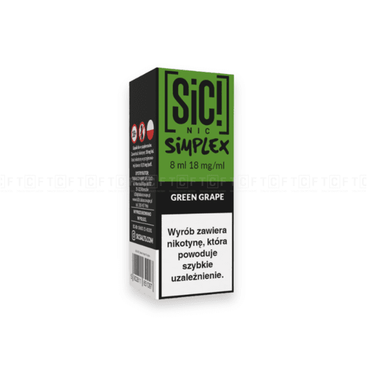 Liquid SIC Nic 8ml - Green Grape 18mg/ml -zdjęcie numer 1
