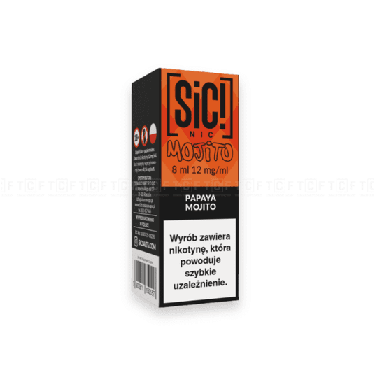 Liquid SIC Nic 8ml - Papaja Mojito 12mg/ml -zdjęcie numer 1