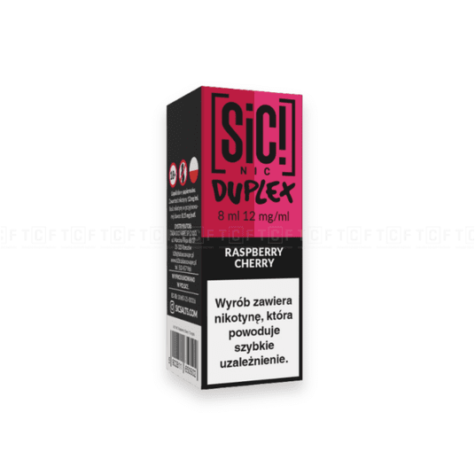 Liquid SIC Nic 8ml - Raspberry Cherry 12mg/ml -zdjęcie numer 1