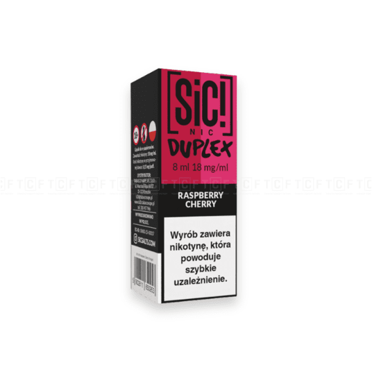 Liquid SIC Nic 8ml - Raspberry Cherry 18mg/ml -zdjęcie numer 1