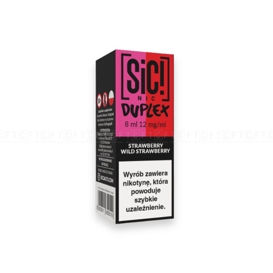 Liquid SIC Nic 8ml - Strawberry Wild Strawberry 12mg/ml -zdjęcie numer 1