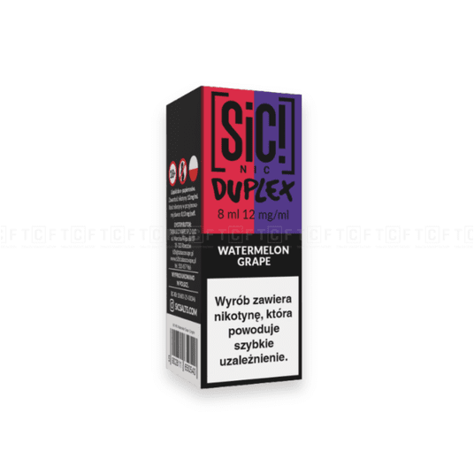 Liquid SIC Nic 8ml - Watermelon Grape 12mg/ml -zdjęcie numer 1
