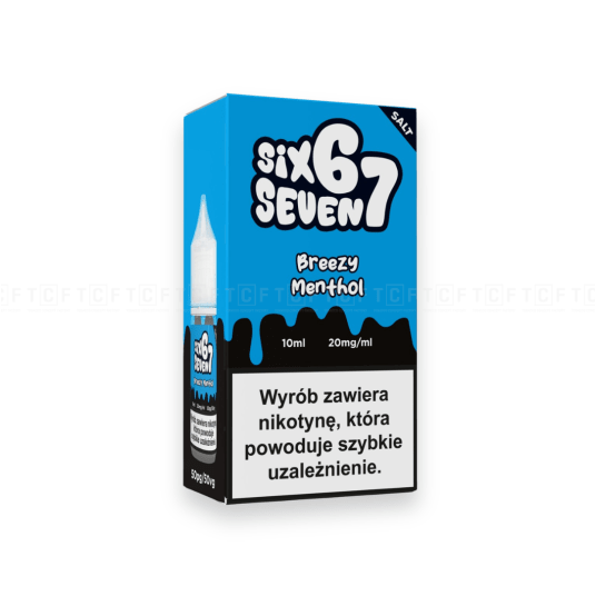 Liquid Six Seven 67 10ml - Breezy Menthol 20mg/ml -zdjęcie numer 1
