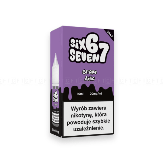 Liquid Six Seven 67 10ml - Grape Adic 20mg/ml -zdjęcie numer 1