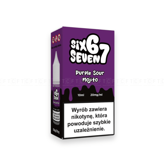 Liquid Six Seven 67 10ml - Purple Sour Mojito 20mg/ml -zdjęcie numer 1