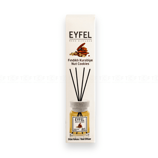 Zapach EYFEL 120ml z pałeczkami - Orzechowe ciastk -zdjęcie numer 1