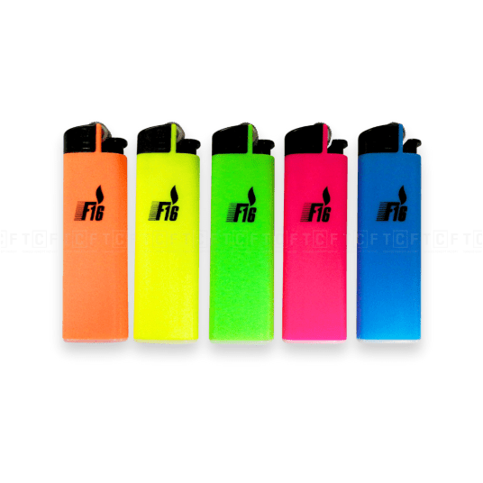 Zapalniczki F16 HC5 NEON FIX (50 szt.) -zdjęcie numer 1