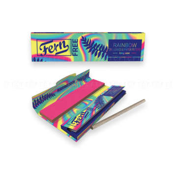 Bibułki FERN KS Rainbow + filtry 24op.