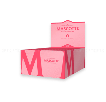 Bibułki Mascotte Pink Slim Combi 26op.