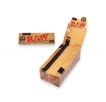 Bibułki RAW Regular Single Wide Classic 50op.