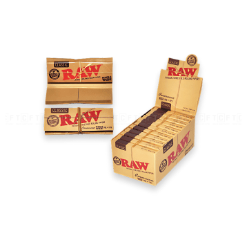 Bibułki RAW Regular Single Wide Classic + filter 24op.