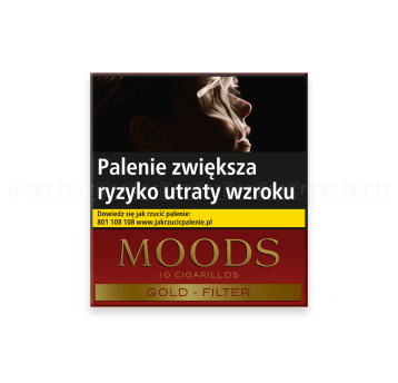 Cygaretki MOODS Gold Filter 10szt TTT