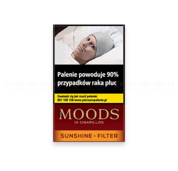 Cygaretki MOODS Sunshine Filter 10szt TTT