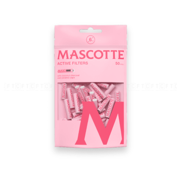 Filtry Mascotte Active Pink 6/27mm (Slim) - 50szt.
