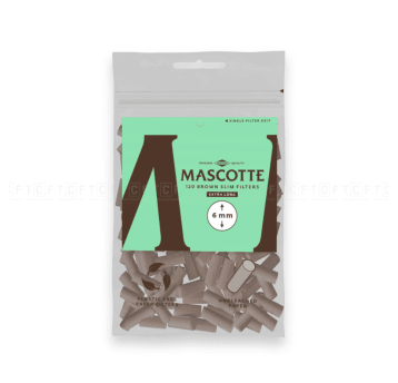 Filtry Mascotte Brown X-Long 6/19mm (Extra Slim) – 120szt.