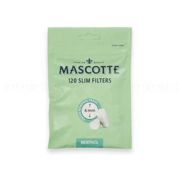 Filtry Mascotte Menthol 6/15mm (Slim) – 120szt.