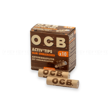 Filtry OCB Slim Activ Tips Virgin 7mm 10/20