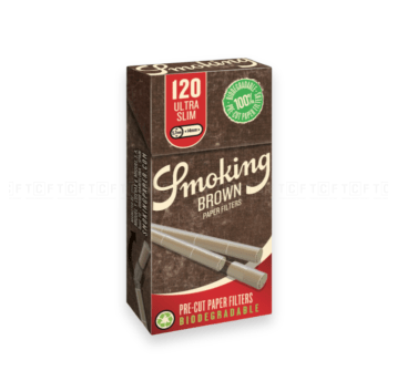 Filtry Smoking Brown 5,7/14mm (Ultra Slim) Pre-Cut - 120szt.