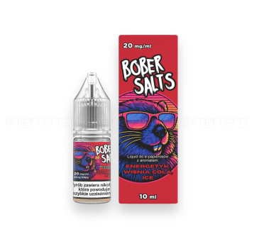 Liquid Bober Salts 10ml - ENERGETYK, WIŚNIA, COLA, ICE 20mg/ml