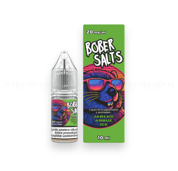 Liquid Bober Salts 10ml - JABŁKO, ARBUZ, ICE 20mg/ml