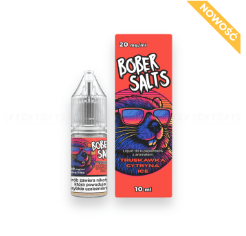 Liquid Bober Salts 10ml - TRUSKAWKA, CYTRYNA, ICE 20mg/ml