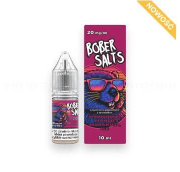 Liquid Bober Salts 10ml - WINOGRONO,MANGO, MARAKUJA, ICE 20mg/ml