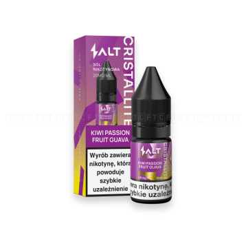 Liquid CRISTALLITE Salt 10ml - KIWI PASSION FRUIT GUAVA 20mg/ml