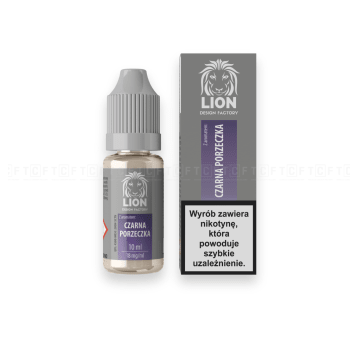 Liquid LION 10ml - CZARNA PORZECZKA 18mg/ml