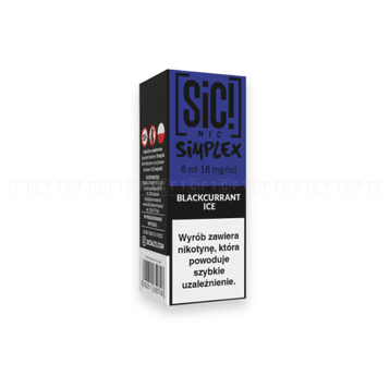 Liquid SIC Nic 8ml - Blackcurrant Ice 18mg/ml