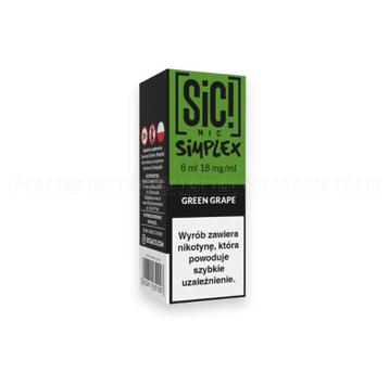Liquid SIC Nic 8ml - Green Grape 18mg/ml