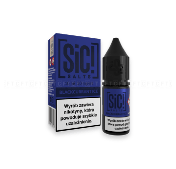 Liquid SIC Salts 10ml - Blackcurrant Ice 20mg/ml