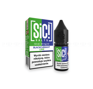 Liquid SIC Salts 10ml - Blackcurrant Lime 20mg/ml