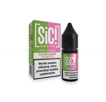 Liquid SIC Salts 10ml - Elderflower Lychee Ice 20mg/ml