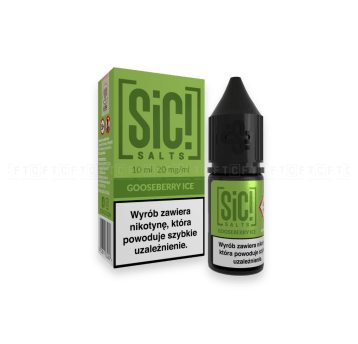 Liquid SIC Salts 10ml - Gooseberry Ice 20mg/ml