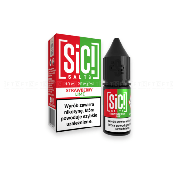 Liquid SIC Salts 10ml - Strawberry Lime 20mg/ml