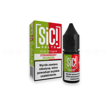Liquid SIC Salts 10ml - Strawberry Rhubarb 20mg/ml