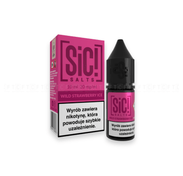 Liquid SIC Salts 10ml - Wild Strawberry Ice 20mg/ml