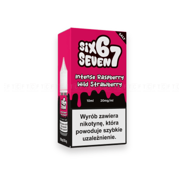 Liquid Six Seven 67 10ml - Intense Raspberry Wild Strawberry 20mg/ml