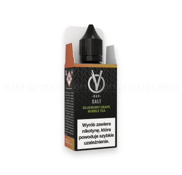Liquid VBAR Salt 10ml - Blueberry Grape Bubble Tea 20mg/ml