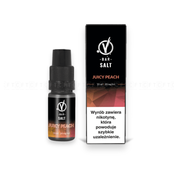 Liquid vBar Salt 10ml - Juicy Peach 20mg/ml