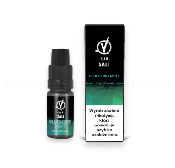 Liquid Vbar Salt Blueberry Mint 20 mg 10ml B26