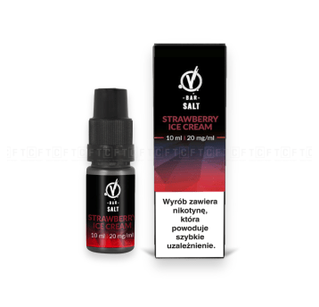 Liquid Vbar Salt Strawberry Ice Cr.20 mg 10ml B26