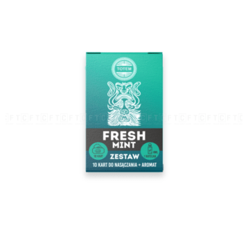 Listki aromatyzujące TOTEM + Aromat (10 szt.+ 4ml Fresh Mint)