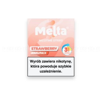 Listki nikotynowe MELTA 4mg - Strawberry